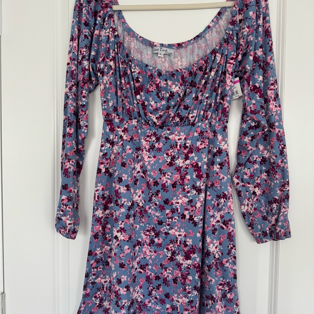 Floral Long Sleeve Dress